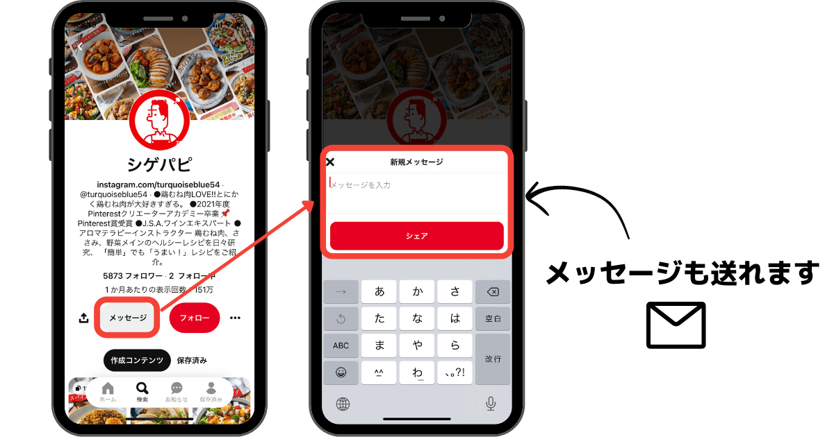 メッセージ機能