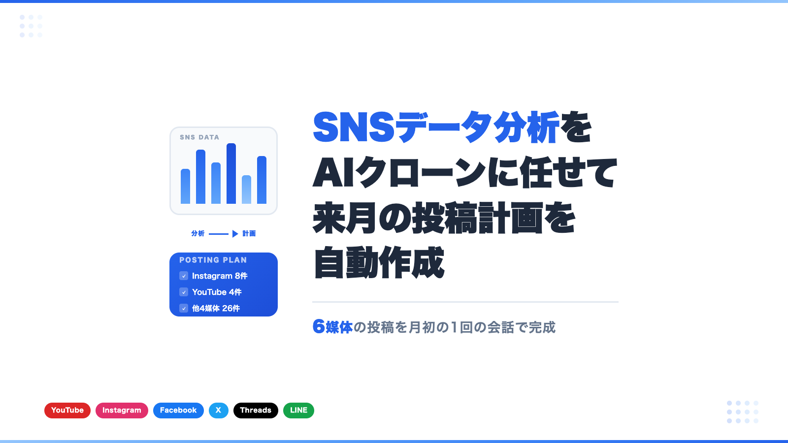 AIクローンにSNSデータ分析を任せて来月分の投稿計画を作らせた話