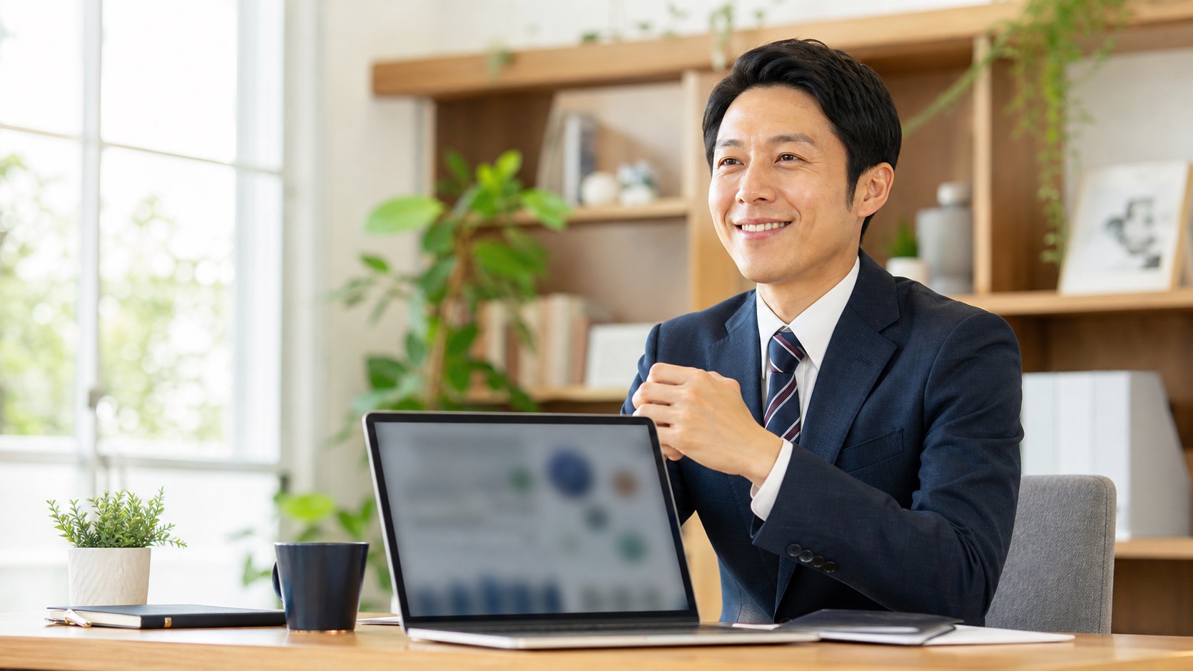 AI添削で商談の成約率が上がり自信を持つビジネスパーソン