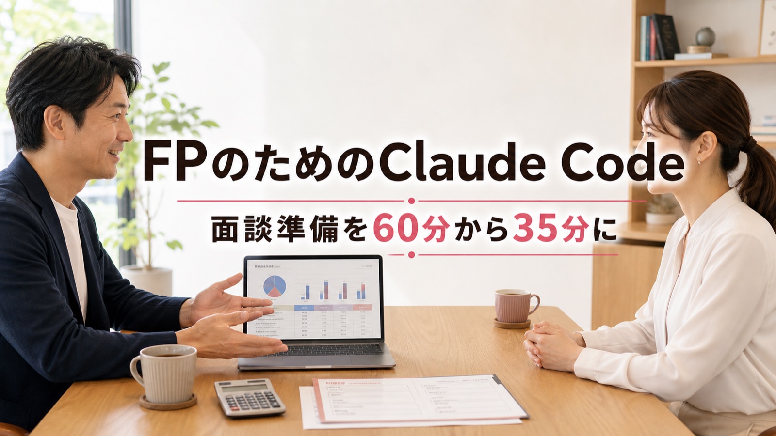 【2026年版】ファイナンシャルプランナーのClaude Code活用ガイド|面談準備を60分から35分に短縮する具体手順