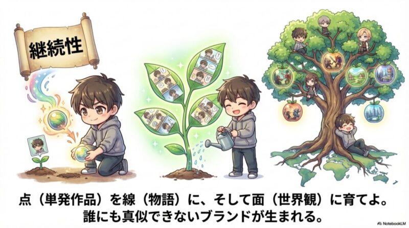 継続性と世界観の構築（IP化）