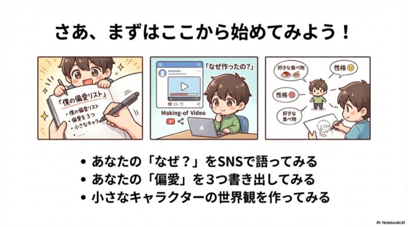 さあ、まずはここから始めてみよう