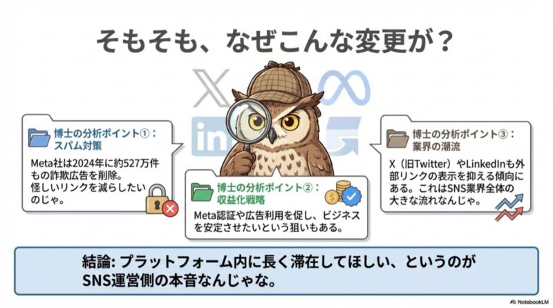 なぜこんな変更が?