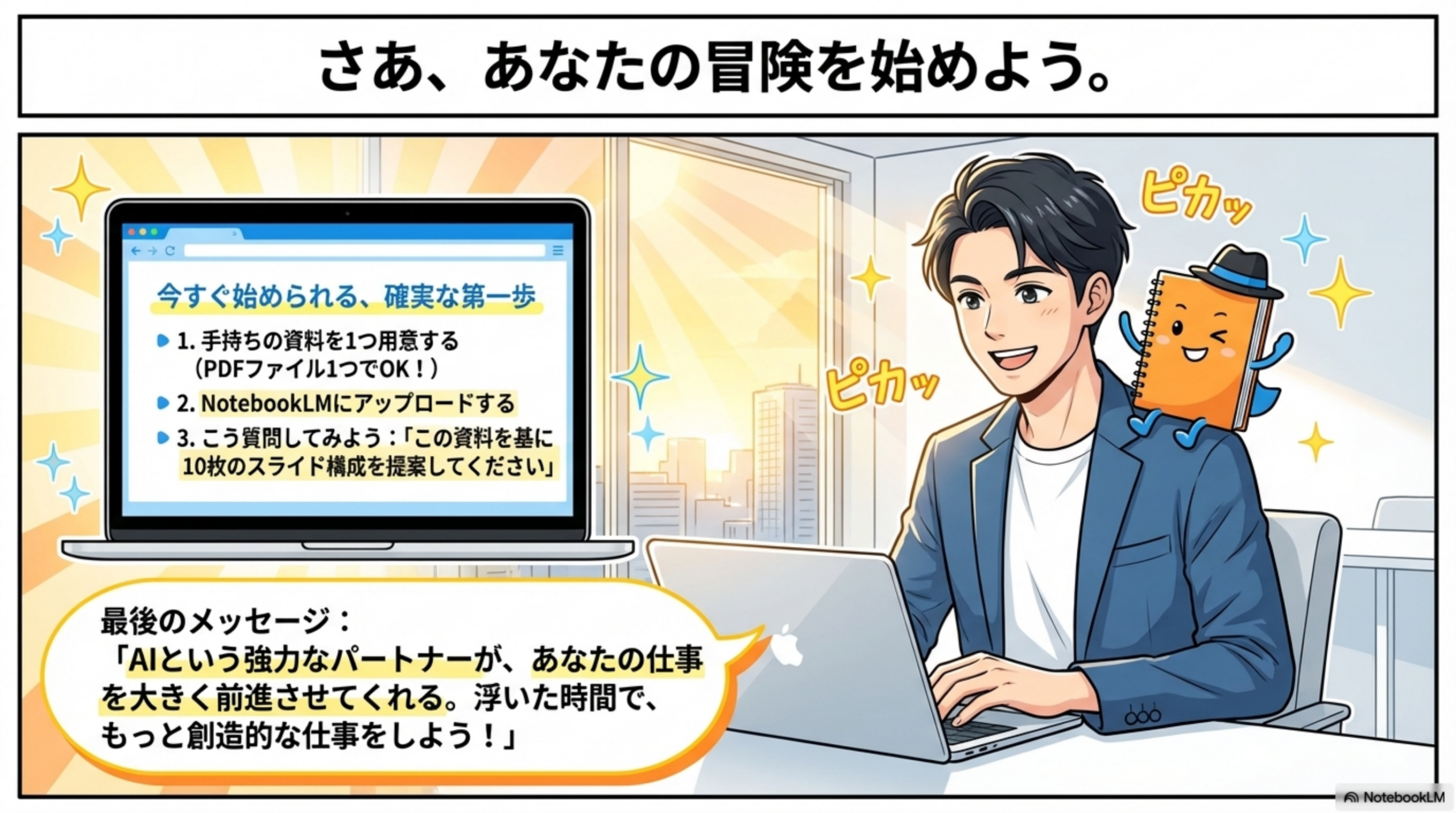 さあ、あなたの冒険を始めよう