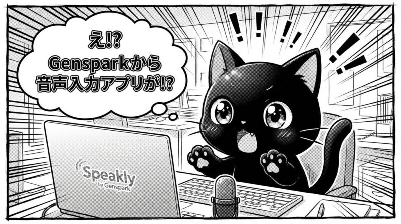 Genspark Speaklyが登場した驚きのイメージイラスト