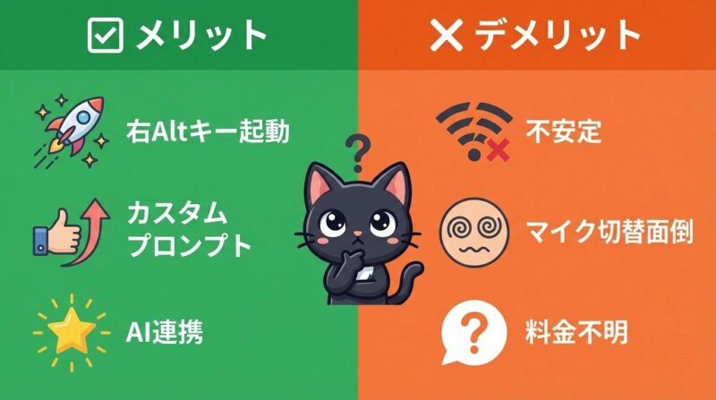 Genspark Speaklyのメリットとデメリットの一覧