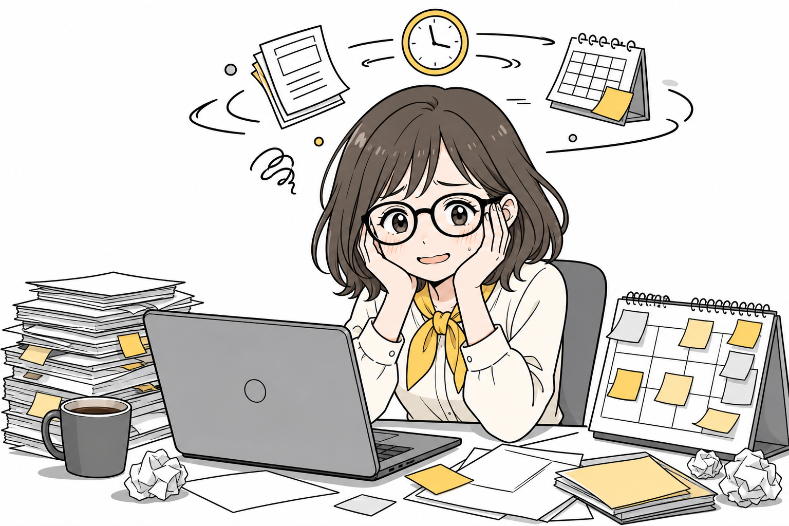 深夜に疲弊するセミナー講師